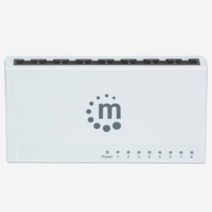 SWITCH 8 MANHAT 10/100 S/GESTÃO PLASTICO