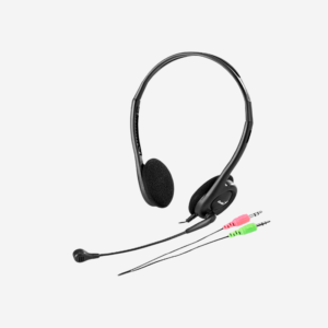 AUSCULTADORES GENIUS HS-200C C/ MIC P/PC BLK