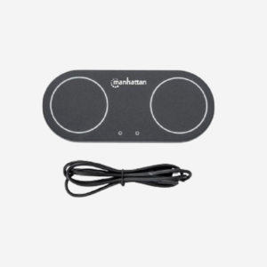 CARREGADOR WIRELESS COM 2xBASES 15W- MANHATTAN